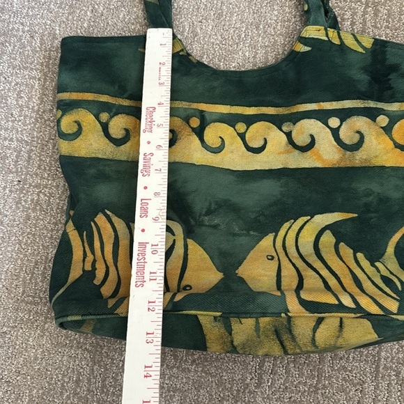 Island Girl Hawaiian Fish Design shoulder bag Women’s 100%Cotton washable Beach - Picture 10 of 12